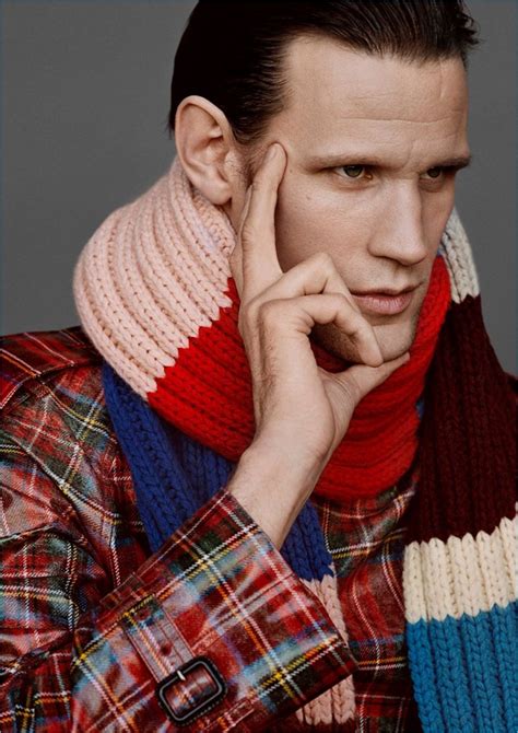 matt smith burberry wolle|Matt Smith in the Burberry Christmas campaign .